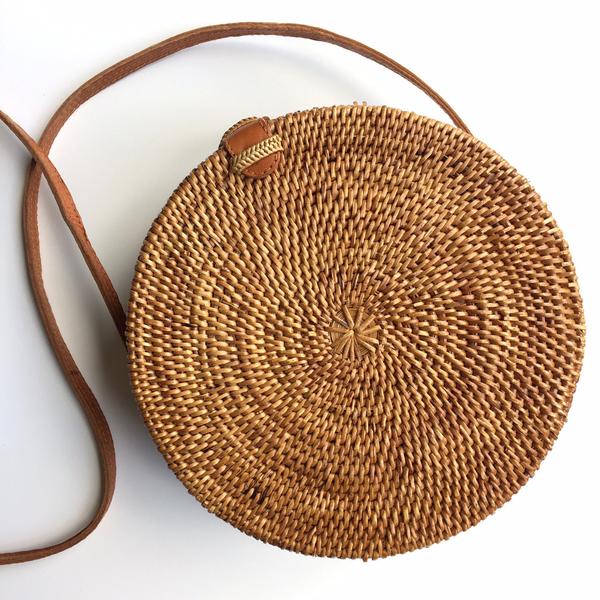 Woven Purse Handbag Circle